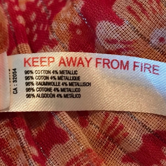 By Anthropologie | Women's Orange Motif Off The Shoulder Harem Jumpsuit XL - Picture 10 of 11